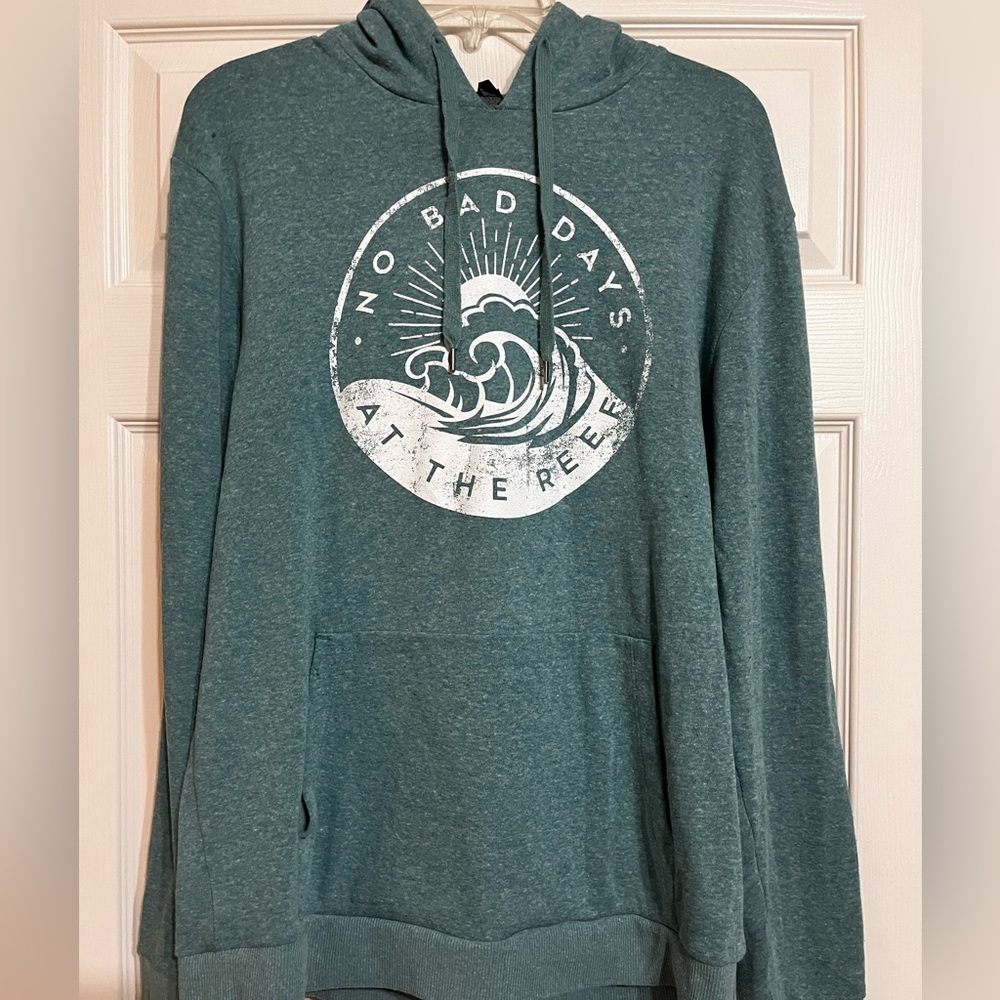 Men's Teal green Hoodie Sweatshirt